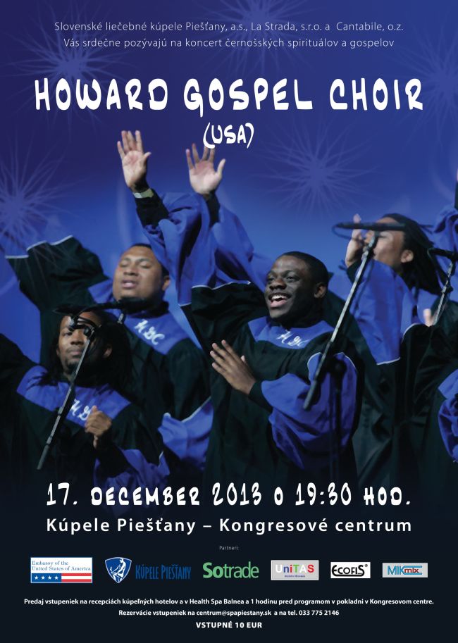 Plagat Koncert Howard Gospel Choir