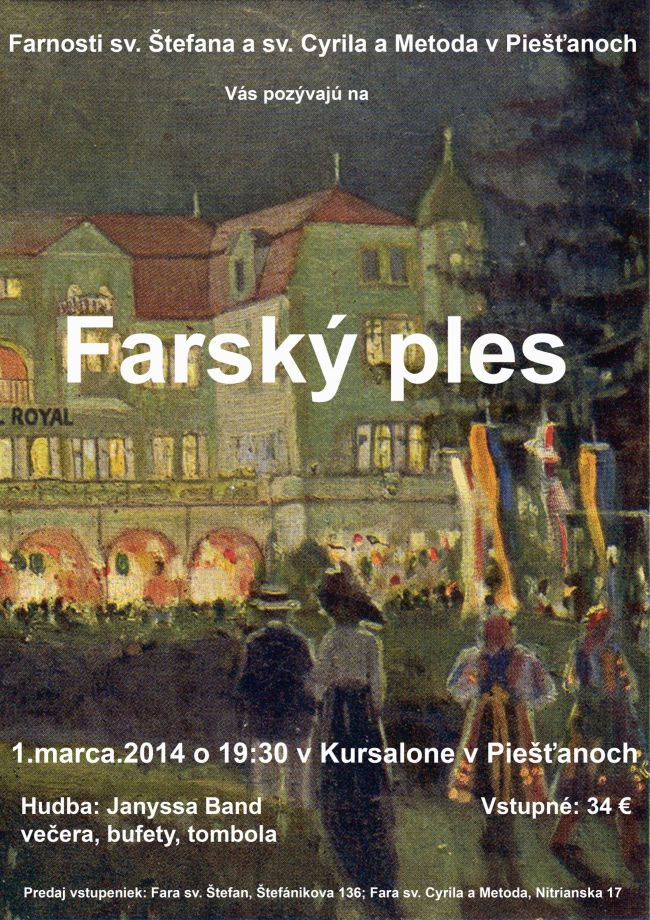 Plagat Farsky ples 2014