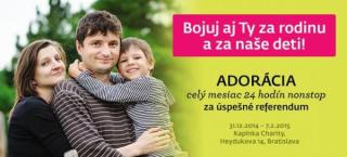 Pozvánka: Adorácia za úspešné referendum