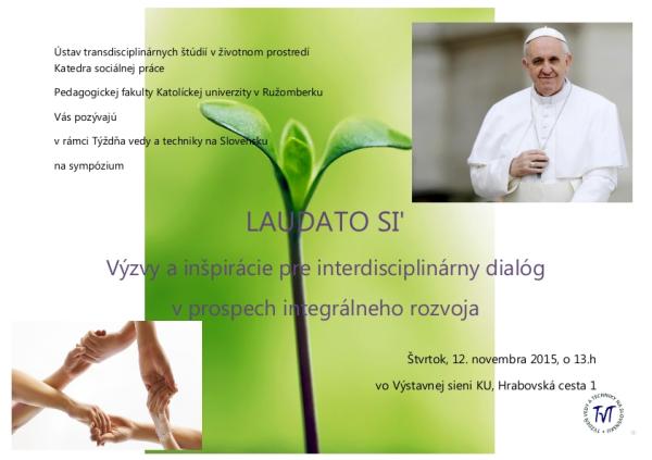 Sympózium o encyklike LAUDATO SI´