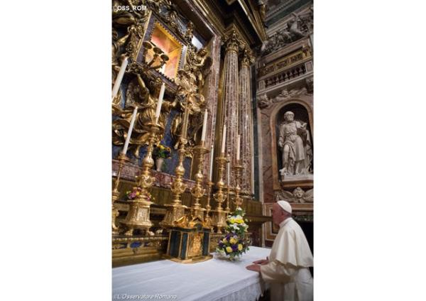 Pápež František ďakuje Panne Márii za cestu do Arménska