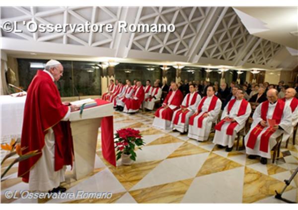 Ranná homília pápeža Františka: Cirkev stojí na Ježišovej modlitbe