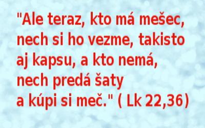 Ježišove slová aj dnes