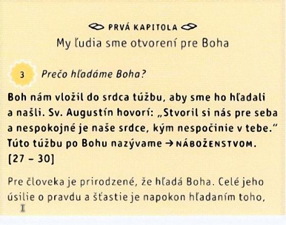 Čítame YouCat - 1. časť - 1. kapitola