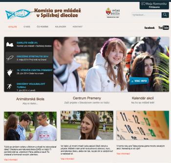 Mládež Spišskej diecézy sa môže tešiť z novej webovej stránky